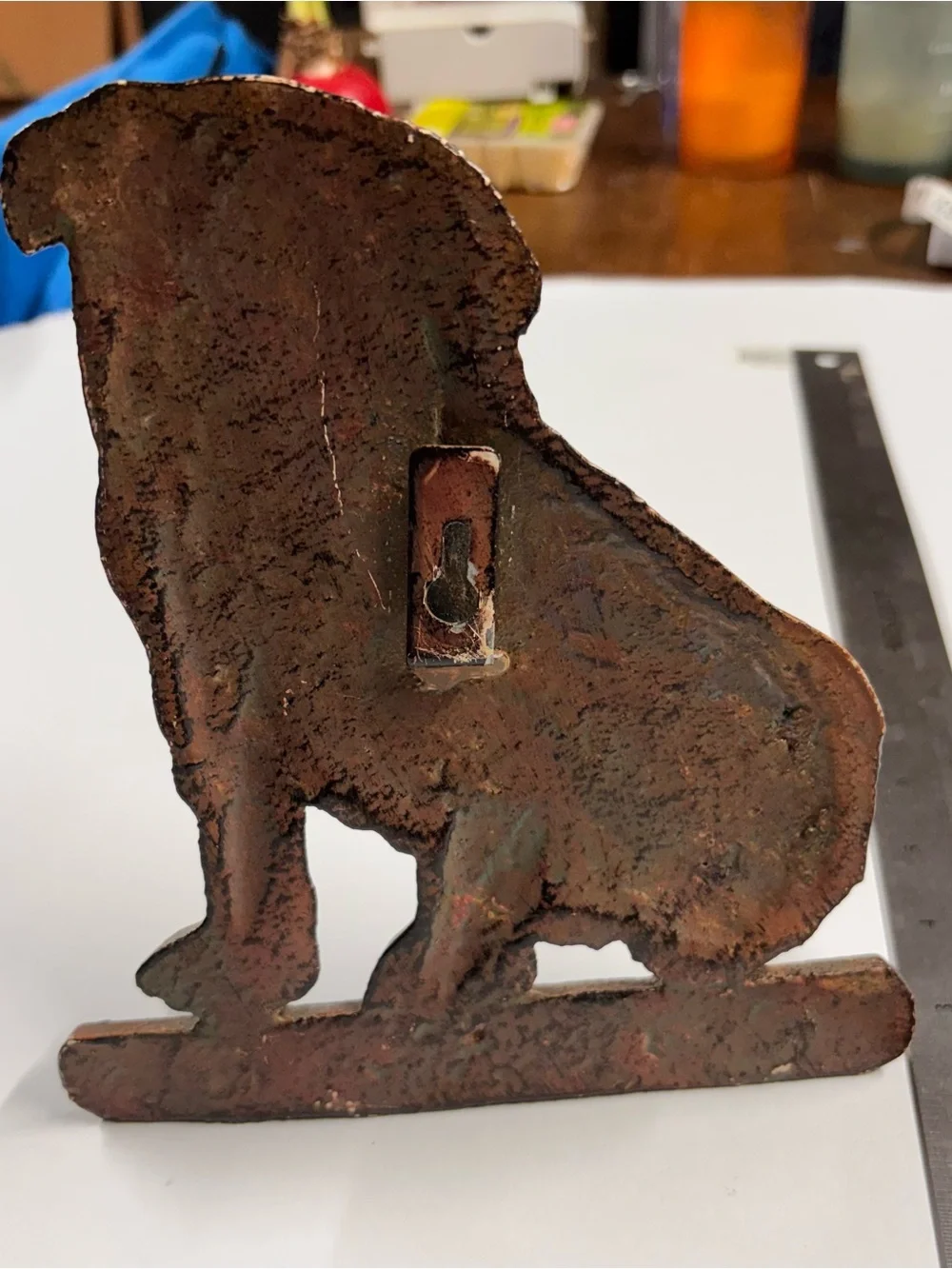 Decorative Brown Bulldog Leash Hook - Dog Wall Hook